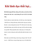 Khi lãnh đạo thất bại... docx