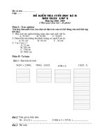 de kiem tra cuoi ki 2 lop3