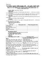 Giáo án Word địa lý 11