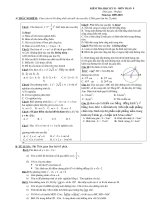 ĐỀ THI HỌC KỲ 2 TOAN 9 (1) đáp án - ma trận