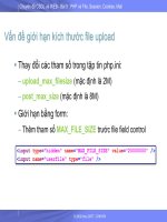 CHUYÊN ĐỀ CSDL VÀ LẬP TRÌNH ỨNG DỤNG WEB 1- P9 docx