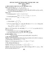 Đón đầu trước kì thi đại học năm 2010 (đề số 2)