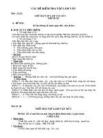 Bộ đề KT thường xuyên NV8 HK 1