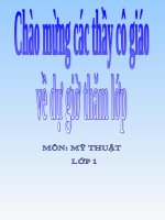 bài giảng vẽ cây vẽ nhà