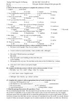 de thi thu vao lop 10 nam 2010