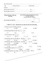 Đề thi học sinh giỏi huyện năm học 2009-2010