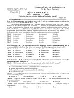 Đề luyện thi kỳ 2-Anh-12