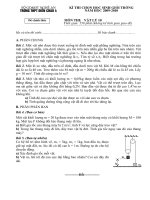 De thi HSG Vat ly 10 nam hoc 2009-2010