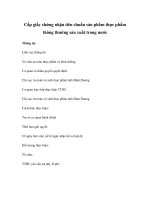 Cấp giấy chứng nhận tiêu chuẩn sản phẩm thực phẩm thaCấp giấy chứng nhận tiêu chuẩn sản phẩm thực phẩm thông thường sản xuất trong nướcông thường sản xuất potx