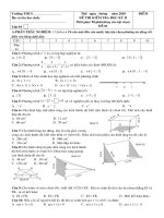 DE ON HK2 TOAN 8 (lop chon)