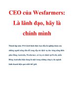 CEO của Wesfarmers: Là lãnh đạo, hãy là chính mình pdf
