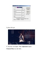 Color blend - Tạo tone màu nâu tím- P3 potx