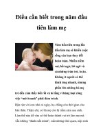 Điều cần biết trong năm đầu tiên làm mẹ docx