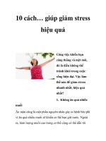 10 cách… giúp giảm stress hiệu quả doc