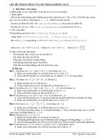 ÔN THI TN CĐ PPTĐ TRONG KG