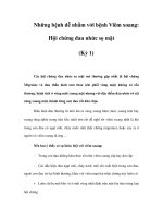 Những bệnh dễ nhầm với bệnh Viêm xoang: Hội chứng đau nhức sọ mặt (Kỳ 1) pot