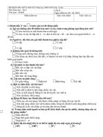 ĐỀ THI K - S - Đ CHKII (theo chuẩn)