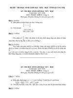 Bộ đề thi HSG Tỉnh Quảng Trị (từ1997 -2010)