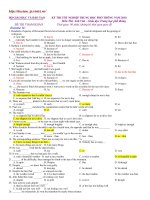 Đề tham khảo TNTHPT Anh_2010 số 6