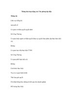 Thông báo hoạt động của Văn phòng đại diện pot