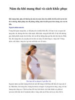 Nám da khi mang thai và cách khắc phục doc