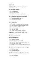 Luận văn Thiết kế và mô phỏng mạng truyền số liệu theo phương thức chuyển mạch gói X.25