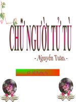 bài giảng chữ người tử tù 2