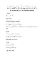 Thay đổi, bổ sung, gia hạn quyết định Chỉ định Tổ chức chứng nhận Quy trình thực hành sản xuất nông nghiệp tốt (VietGAP) cho rau, quả, chè an toàn (đối với Tổ chức đăng ký hoạt động trên địa bàn 01 tỉnh) doc