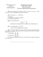 Đề thi HS giỏi 8 có Hướng dẫn chấm