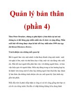 Quản lý bản thân (phần 4) potx