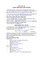 Chương trình soạn thảo văn bản