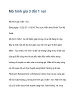 Mô hình giá 3 đồi 1 núi pdf