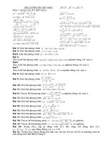 ĐÊ CƯƠNG ÔN TẬP 10 TOAN 10NC