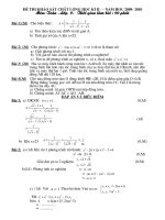 de thi khao sat toan 9 hk2 nam hoc 2009-2010