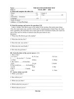 de kiem tra hoc ki 2 2009- 2010