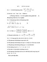 MOT SO DE THI HOC KI II - TOAN 10