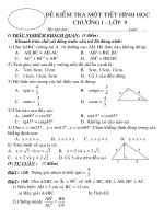 Kiem tra chuong 1 hinh 9 - dap an