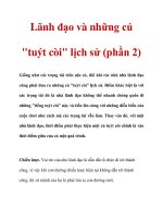 Lãnh đạo và những cú 