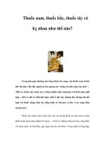 Thuốc nam, thuốc bắc, thuốc tây có kỵ nhau như thế nào? pptx