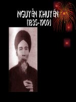 bài giảng tác gia nguyễn khuyến