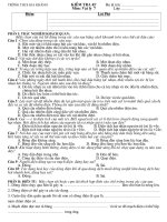 Kiểm tra 1 tiết (vật lí 7 - đề 03)