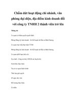 Chấm dứt hoạt động chi nhánh, văn phòng đại diện, địa điểm kinh doanh đối với công ty TNHH 2 thành viên trở lên pps