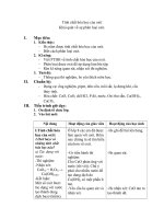 Bài 1: Tính chất hóa học của oxit