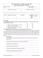 Kiểm tra 1 tiết lớp 9 (lần 1)