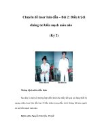 Chuyên đề laser bán dẫn – Bài 2: Điều trị di chứng tai biến mạch máu não (Kỳ 2) pot