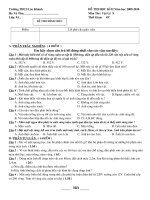 Lý 9 + Đáp án HK 2 ( 09-10)