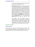 Dạng bài tập về Micosoft.NET- P14 doc