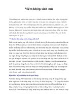 Viêm khớp sinh mủ pptx