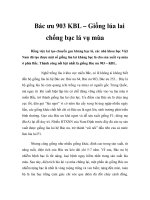 Bác ưu 903 KBL – Giống lúa lai chống bạc lá vụ mùa ppt