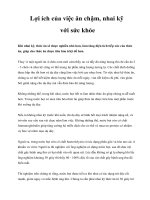 Lợi ích của việc ăn chậm, nhai kỹ với sức khỏe pdf